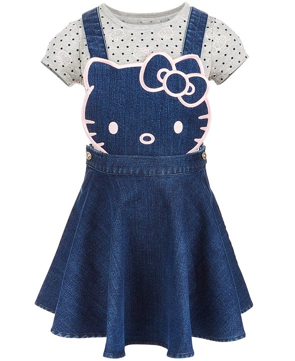 Hello Kitty Toddler Girls 2Pc. Denim Skirtall & TShirt Set & Reviews