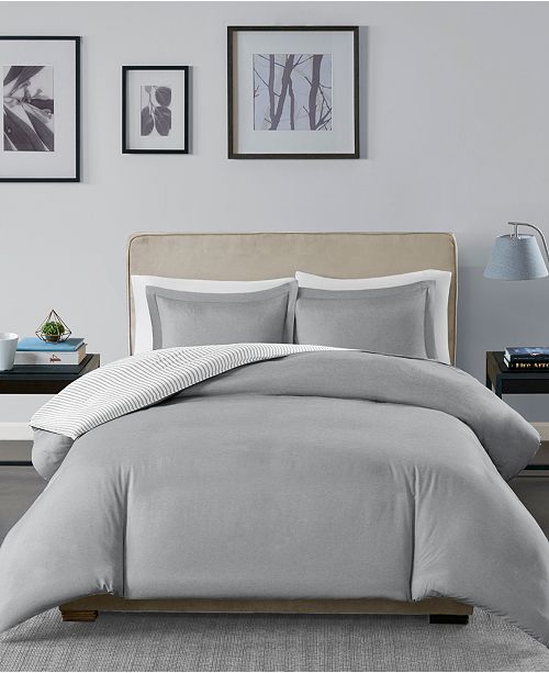 Hayden Reversible 3 Pc King California King Duvet Cover Set