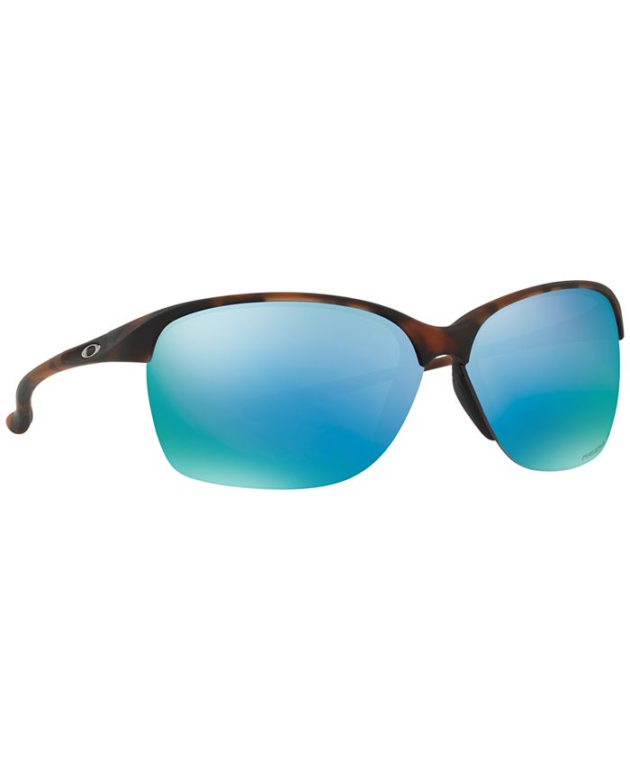 Oakley OO9191 Unstoppable Occhiali Da Sole Rettangolari – Montatura Nero Opaco Con Lenti Prizm Grey 65mm