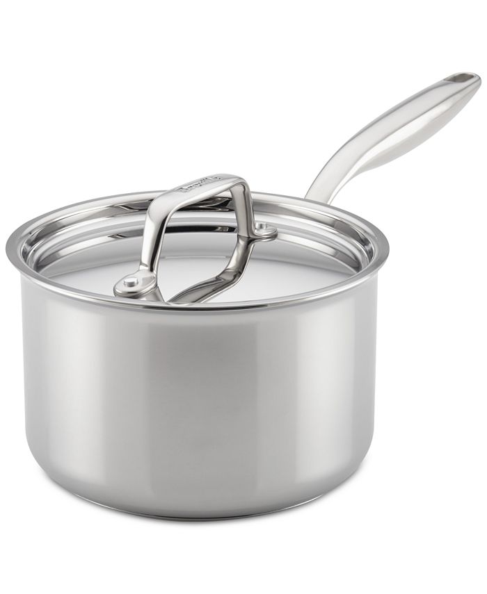 Breville Thermal Pro Clad Stainless Steel 3-Qt. Saucepan & Lid ...