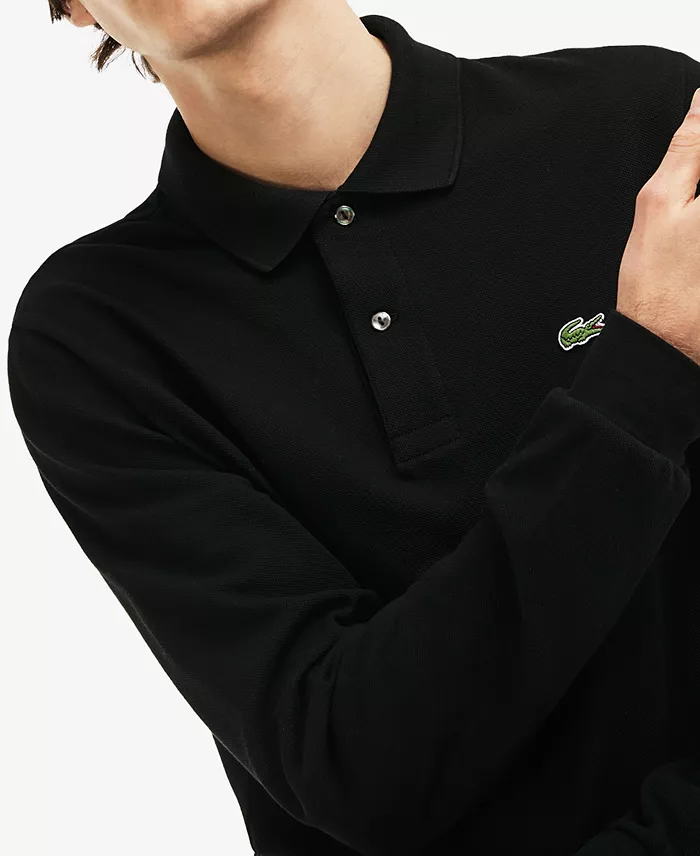 Men's Classic Fit Long-Sleeve Polo Shirt - thumbnail 3
