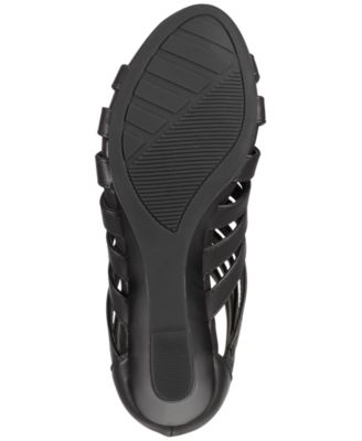 white mountain victoria strappy wedge sandals