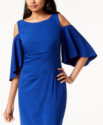 Jessica Howard Cold-Shoulder Shift Dress