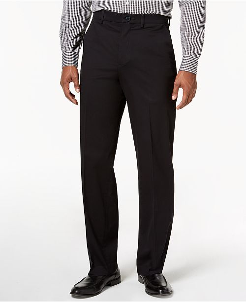 MagnaClick Men's Classic Fit Chino Pants with Closure