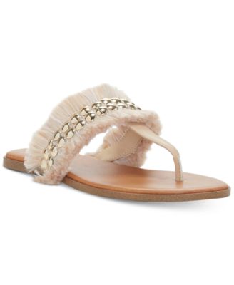 fringe flip flops