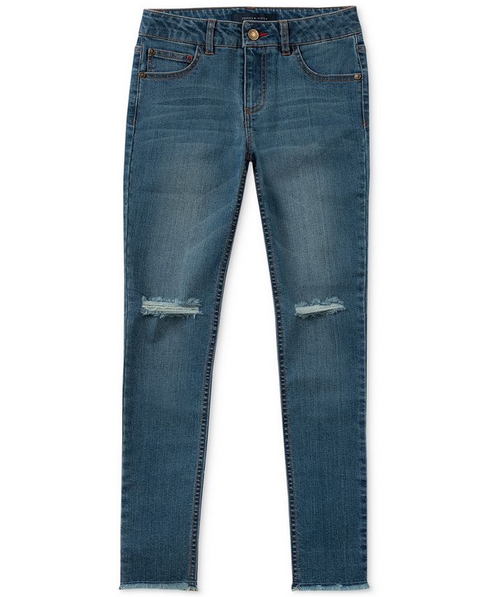 Tommy Hilfiger Big Girls Embroidered Skinny Jeans - Macy's
