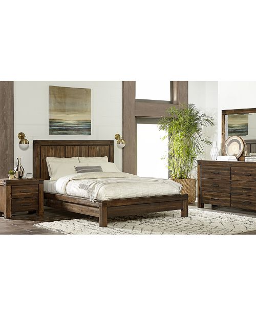 Avondale King 3 Pc Platform Bedroom Set Bed Nightstand Dresser