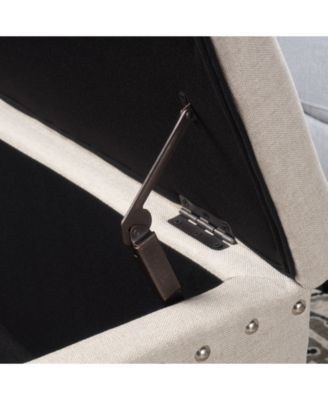 Vincy Studded Storage Bench