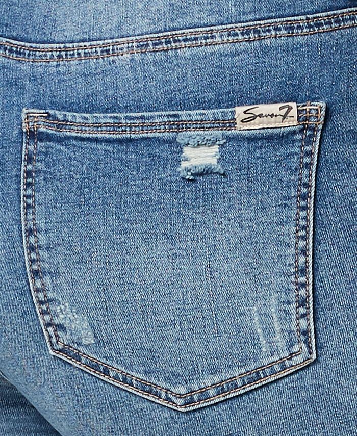 Seven7 Jeans Seven7 Trendy Plus Size Slant-Hem Jeans - Macy's