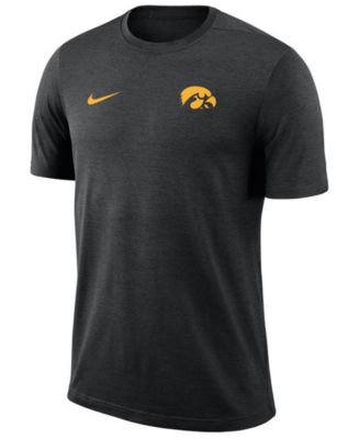 Nike Men's Iowa Hawkeyes Dri-Fit Coaches T-Shirt - Macy's