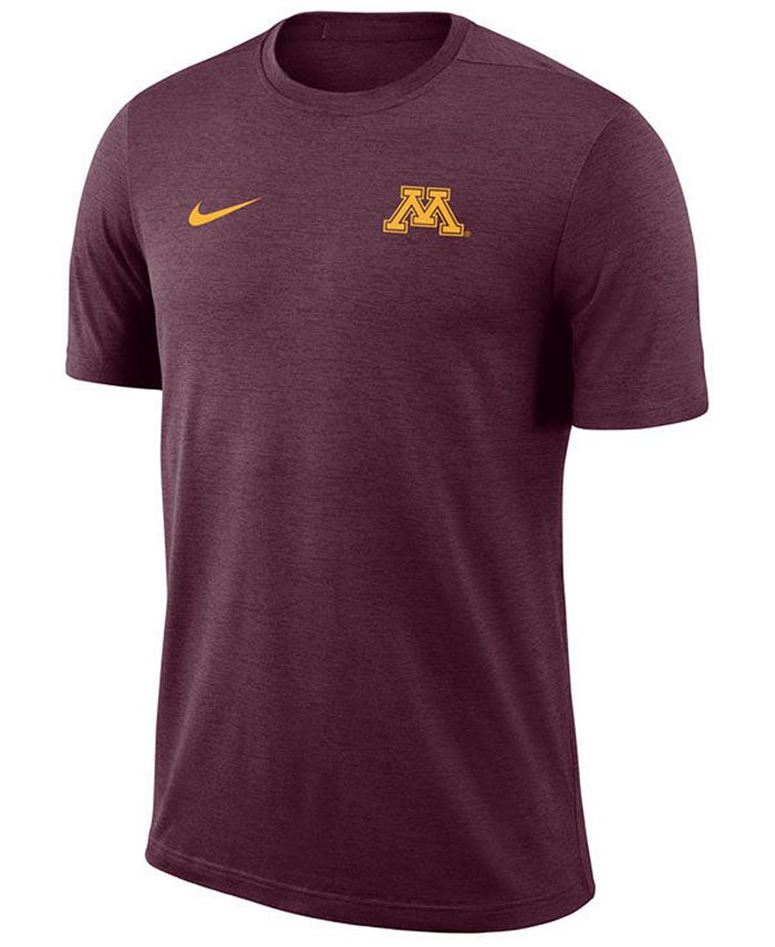 Nike Men's Minnesota Golden Gophers Dri-Fit Coaches T-Shirt - Macy's