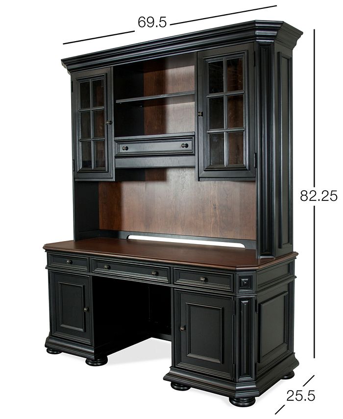 Furniture Beekman Home Office, 2Pc Furniture Set (Credenza Hutch