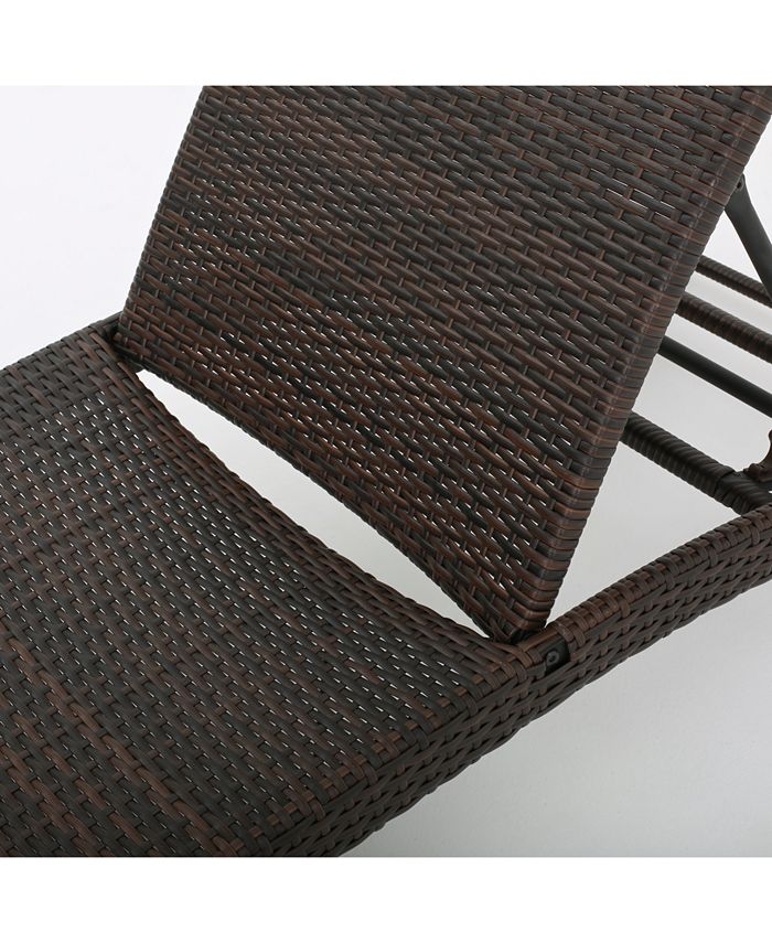 Furniture Frati Outdoor Chaise Lounge, Quick Ship Macy's