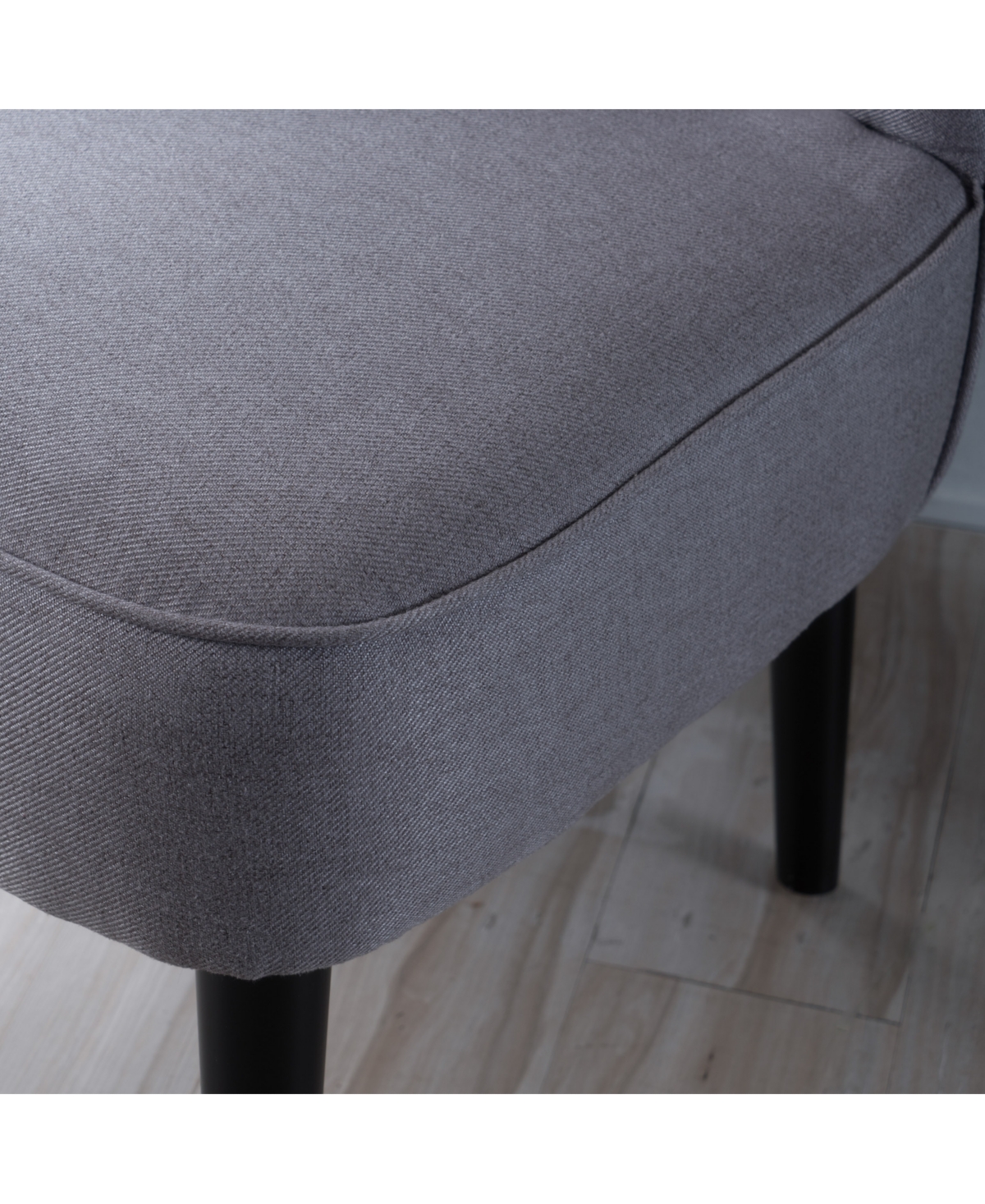 Noble House Zaidan Channel Accent Chair In Grey