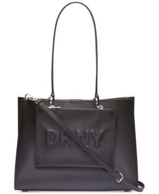 DKNY Mott Leather Logo Tote, Created for Macy's - Macy's