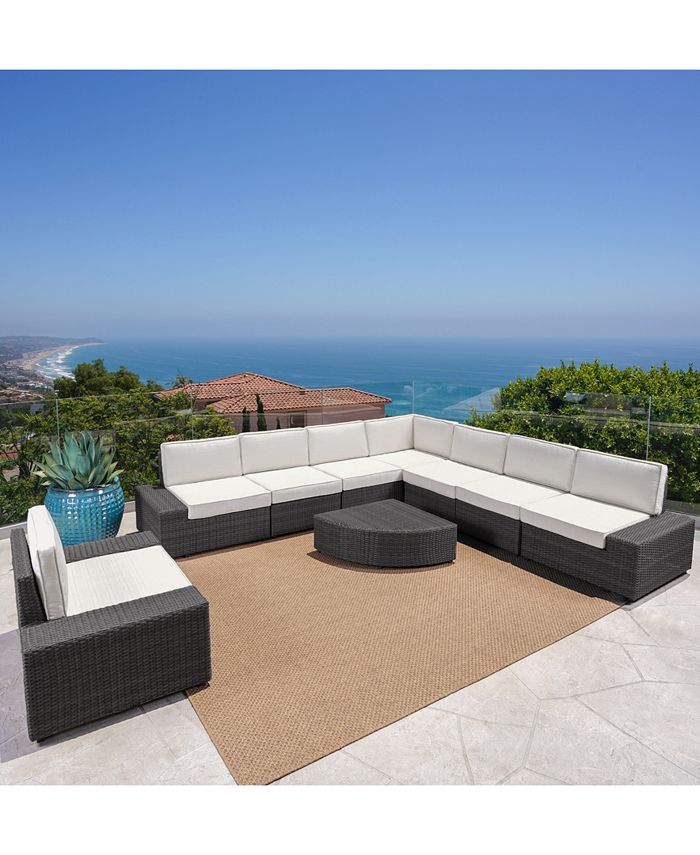 Furniture Ventana Outdoor 9Pc. Sectional Set, Quick Ship Macy's