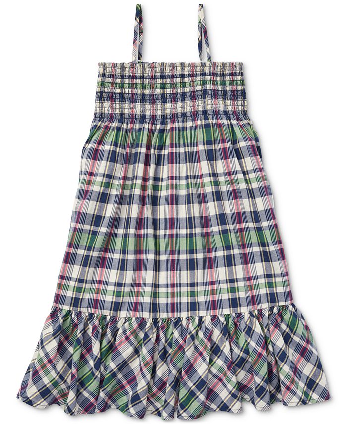 Polo Ralph Lauren Toddler Girls Cotton A-Line Dress - Macy's