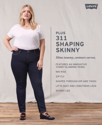 Plus Size 311 Shaping Skinny Jeans 
