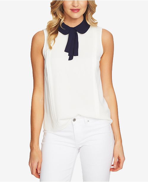 cece peter pan collar top