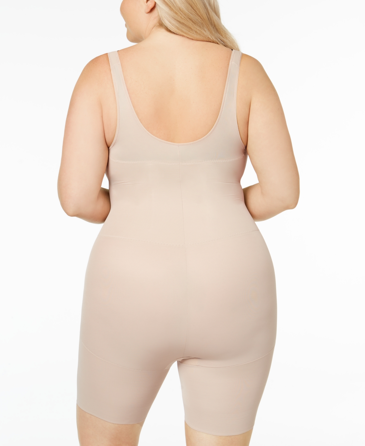 Miraclesuit Women's Shape Away Wear Your Own Bra Extra Firm Thigh Slimmer 2912 In Warm Beige