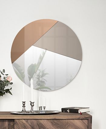 Furniture - Novello Small Round Mirror, Quick Ship