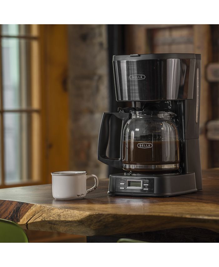 Bella 12Cup Programmable Coffee Maker Macy's