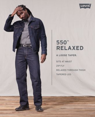 levi 550 jeans relaxed fit mens