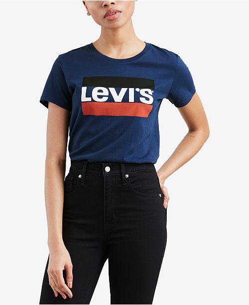 Levi S Perfect Graphic Logo T Shirt Created For Macy S Reviews