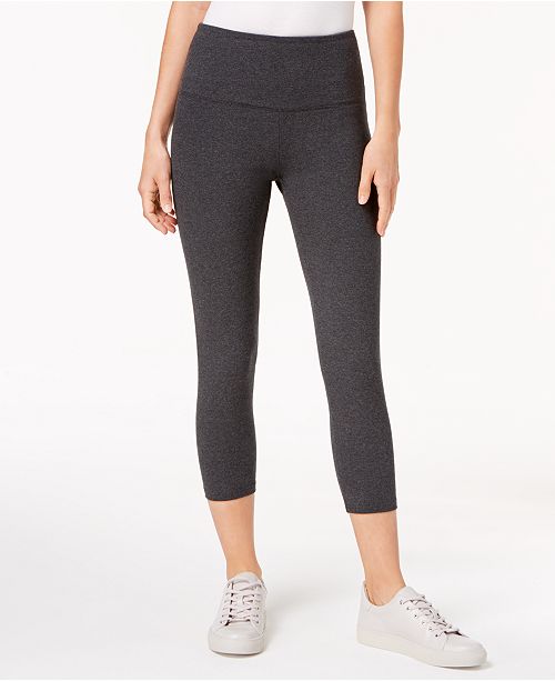 Style & Co Cropped Tummy-Control Leggings, Created for Macy's & Reviews ...