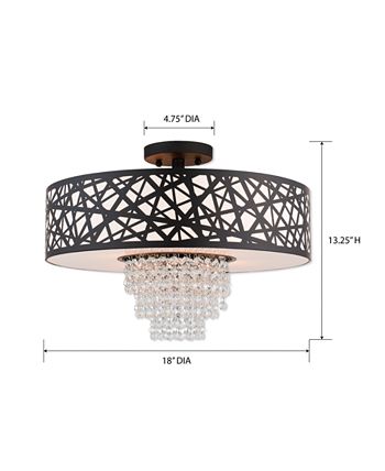 Livex - Allendale 4-Light Semi Flush