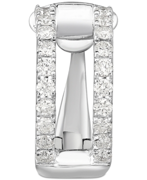 image of Diamond Single Cuff Earring (1/4 ct. t.w.) in 14k White Gold