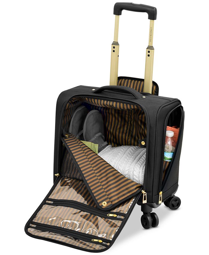 London Fog Langley 15" Spinner UnderSeat CarryOn Bag Macy's