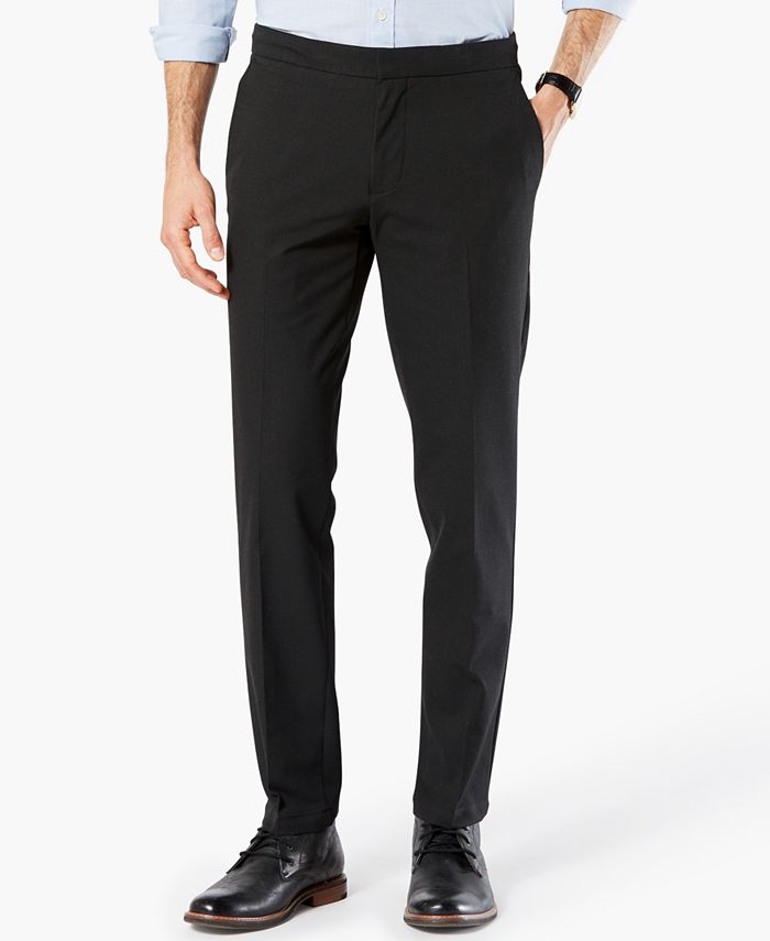Dockers Men's Alpha Extra Slim Smart Khaki Stretch Pants Reviews - Pants - Men - Macy's