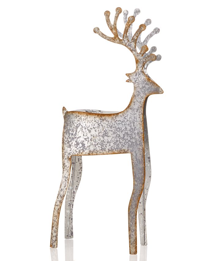 Martha Stewart Collection Large Deer Taper Holder, Created for Macy's ...