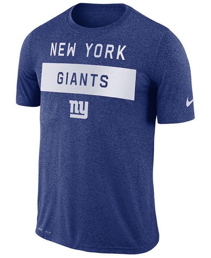 Lids Nike Men's New York Giants Legend Lift T-Shirt - Macy's