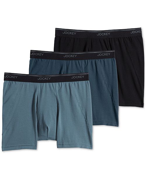 Jockey Men's 3Pk. MaxStretch Boxer Briefs & Reviews Underwear