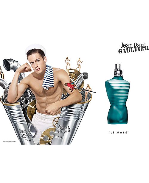 Jean Paul Gaultier Men's "LE MALE" Eau de Toilette Spray, 4.2 oz