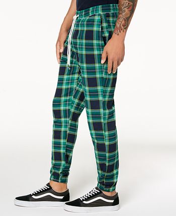 Tartan Plaid Print Men's Joggers