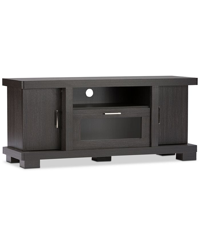 Furniture - Viveka 47-Inch TV Cabinet with 2 Doors, Quick Ship