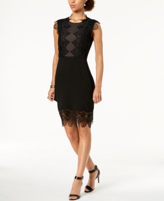 Ivanka Trump - Lace Appliqu&eacute; Sheath Dress