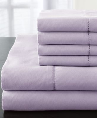 Elite Home - Solid 1200-Thread Count Queen Sheet Set