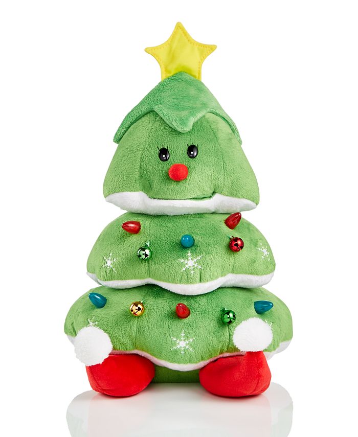 Holiday Lane - Animated Plush Light-Up Rocking Christmas Tree