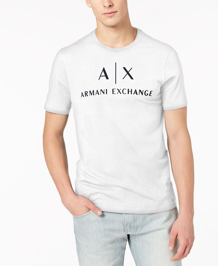 A|X Armani Exchange Men's Logo-Print T-Shirt & Reviews - T-Shirts - Men -  Macy's