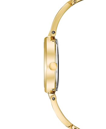 Citizen - Women's Eco-Drive Axiom Gold-Tone Stainless Steel Bracelet Watch 28mm