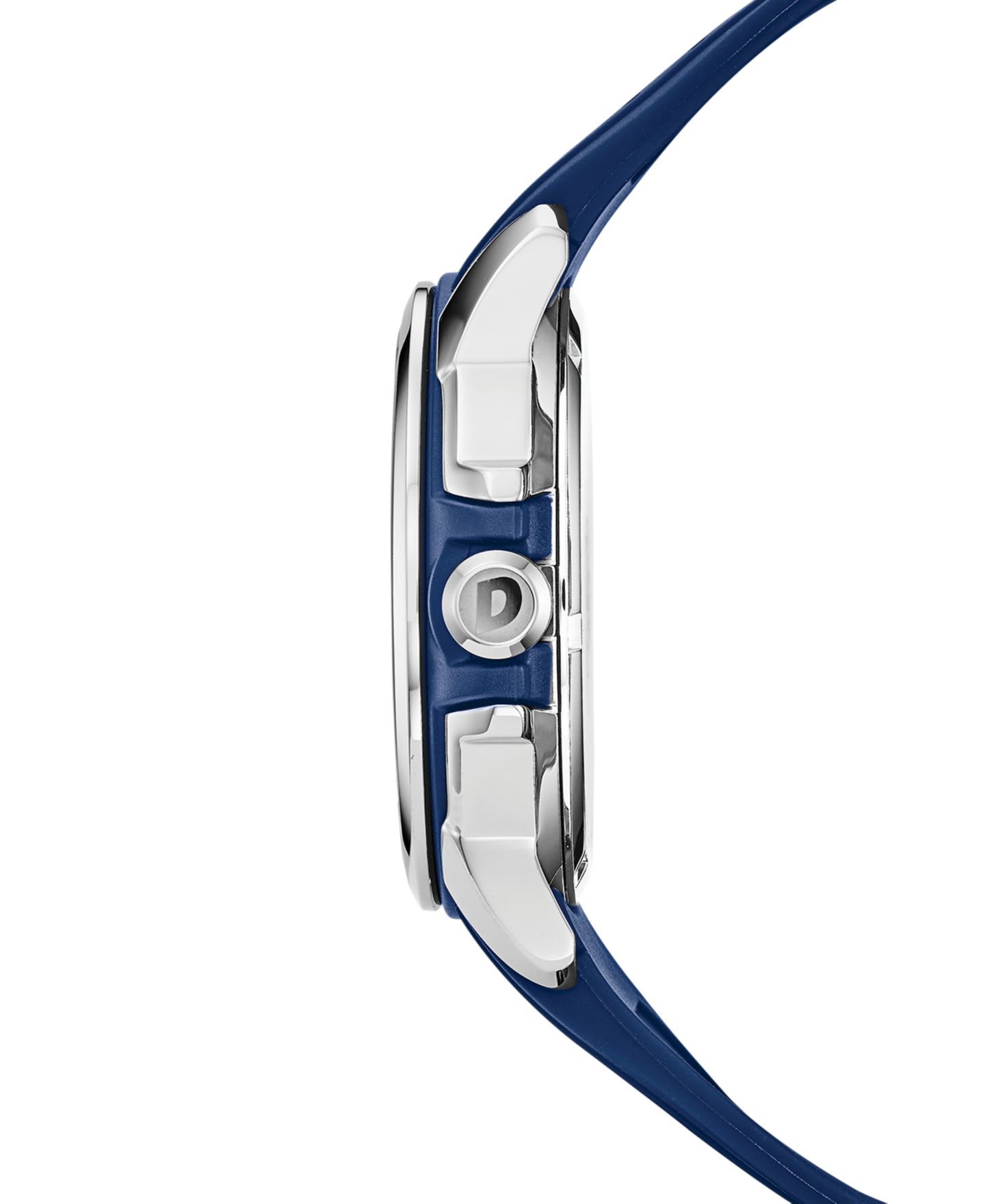 Мужские часы Drive From Citizen Eco-Drive Blue Polyurethane Strap Watch 45mm — фото 2