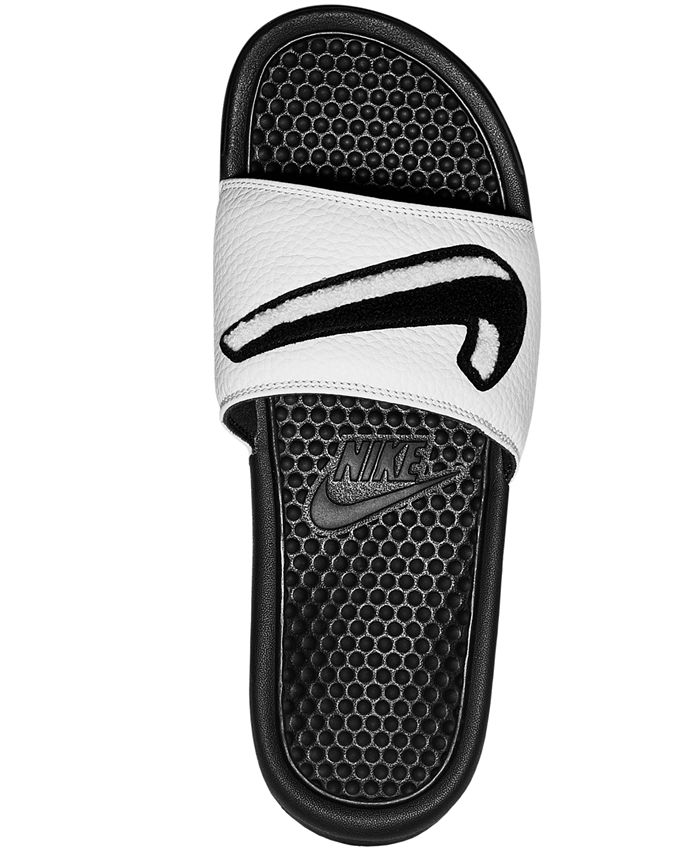 nike chenille slides