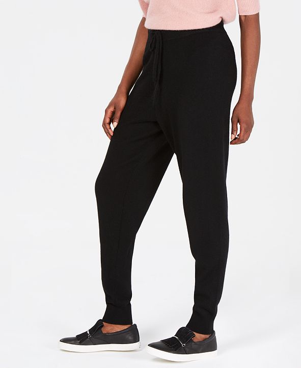 petite cashmere joggers