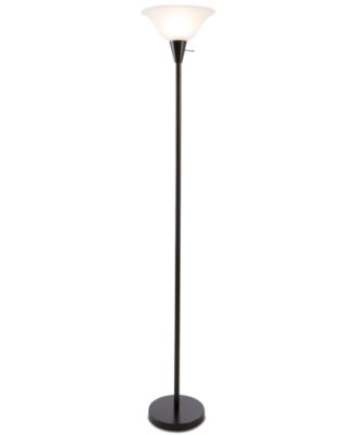 Lavish Home - Black LED Torchiere