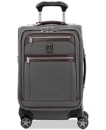 Travelpro - Platinum Elite 20" Softside Business Plus Carry-On Spinner Suitcase