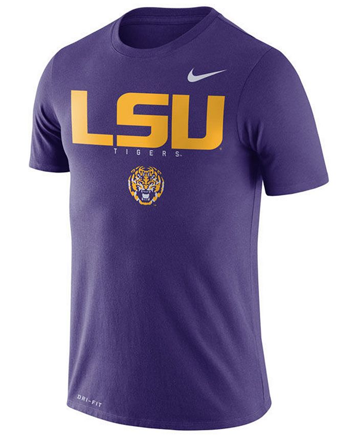 Nike Men's LSU Tigers Facility T-Shirt - Macy's